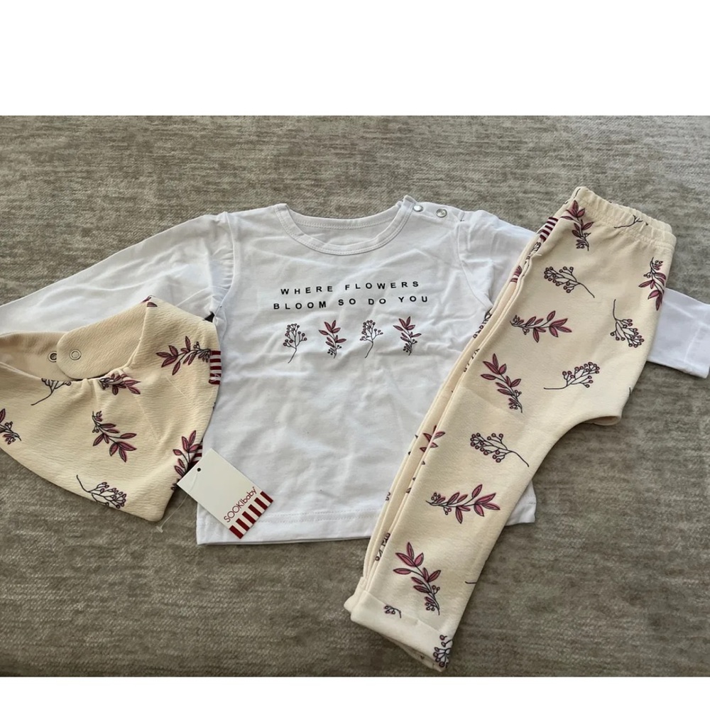 Bloom Baby Outfit - 3 Piece Set